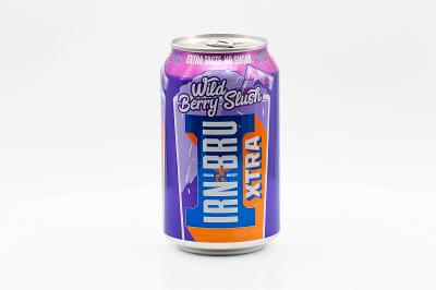 Напиток безалкогольный газ. Irn-Bru Xtra Wild Berry Slush 330 мл ж/б