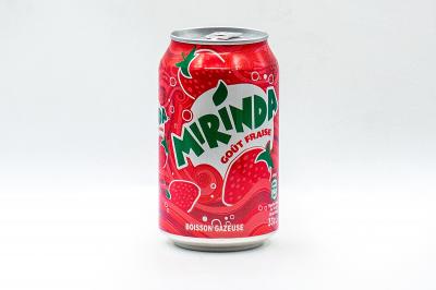 Напиток газированный безалкогольный Mirinda Клубника 330 мл ж/б